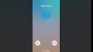 Llamada falsa a directora