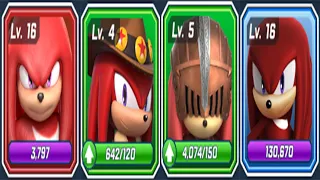 Sonic Forces All 4 Knuckles Characters: Movie K vs Treasure Hunter K vs Sir Gawain vs Original