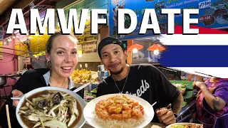 I took my THAI husband out on a date to the bangkok local market 🇹🇭 Udom Suk Walk