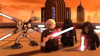 Fighting every boss at once in LEGO Star Wars