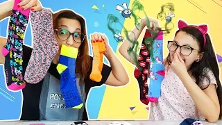 NÃO ESCOLHA A MEIA ERRADA - SLIME CHALLENGE | Luluca