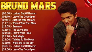 Bruno Mars Greatest Hits Songs of All Time - Music Mix Playlist 2024