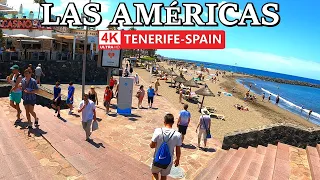 TENERIFE - PLAYA DE LAS AMÉRICAS | See the Actual Appearance 🌞 4K Walk ● April 2024