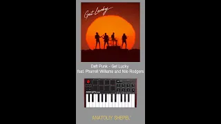 Daft Punk - Get Lucky feat. Pharrell Williams and Nile Rodgers (Akai MPK mini cover)