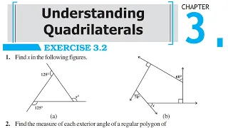 Chapter 3 Understanding Quadrilateral || Full Exercise 3.2 & Basic || Class 8 Maths RBSE CBSE NCERT