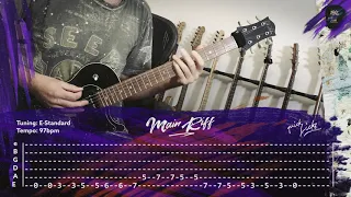 Death by Rock and Roll - The Pretty Reckless // Guitar Lesson & Cover, Instrumental, Tabs