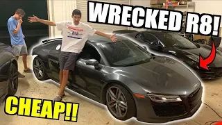 I Bought a WRECKED Audi R8 V10 From Auction Super CHEAP! Time To Rebuild!!