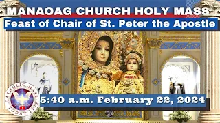 CATHOLIC MASS  OUR LADY OF MANAOAG CHURCH LIVE MASS TODAY Feb 22, 2024  5:40a.m. Holy Rosary