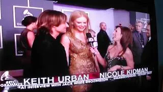 Keith Urban & Nicole Kidman ET Canada Interview Grammy's Red Carpet 2013