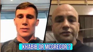 UFC Pros Predict/Pick Khabib Nurmagomedov vs Conor McGregor (UFC 229)