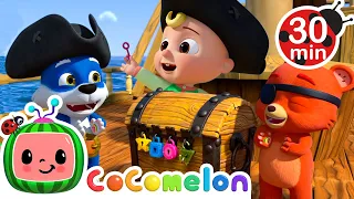 How to Open a Treasure Chest | CoComelon Animal Time - Learning with Animals