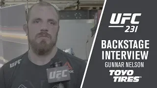 UFC 231: Gunnar Nelson - "I Finished Him with an Elbow"