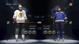 NHL 16 Stanley Cup Playoffs: Blackhawks at Blues (Game 1) (4/27/2016)