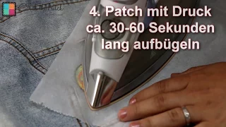 Aufbügeln von Patches  - Anleitung - catch-the-patch.de