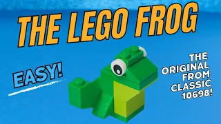 Funny little frog from Lego Classic 10698