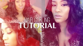 HOW TO KIM K INSPIRED CURLS/HAIR TUTORIAL