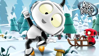 A Snow Day in Summer? 😲 | Rob The Robot | Preschool Learning