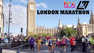 London Walking Tour | London Marathon 2022 |View of Big Ben