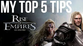 MY TOP 5 TIPS | EARLY GAME | RISE OF EMPIRES | NEW START - 2022 | GAMEPLAY, TIPS & HINTS