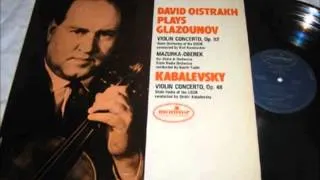 Kabalevsky Violin Concerto - David Oistrakh