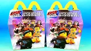 2019 McDONALD'S THE LEGO MOVIE 2 HAPPY MEAL TOYS FULL SET BOX RESTAURANT DISPLAY 8 KIDS UNBOXING USA