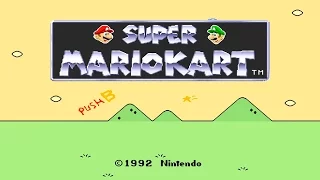 Super Mario Kart - SNES 150cc Grand Prix All Courses