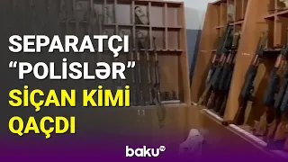 Qondarma rejimin "polisləri" başını götürüb qaçdı, silahlarını isə yox