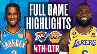 Los Angeles Lakers vs Oklahoma City Thunder HIGHLIGHTS 4th -QTR HD | 2024 NBA season | 3/4/2024