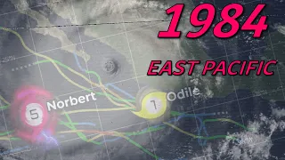 1984 Pacific Hurricane Season Animation