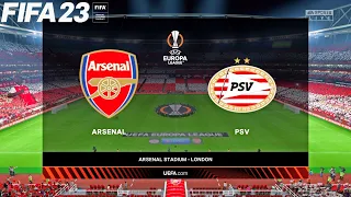 FIFA 23 | Arsenal vs PSV - UEFA Europa League UEL - PS5 Gameplay