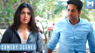 भूमि पेडनेकर पार्क में अपनी हरकतों से बहकाती है आयुष्मान को | Shubh Mangal Saavdhan Comedy Scenes