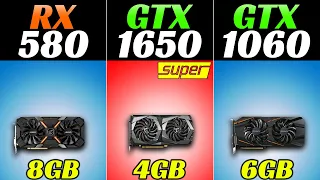 RX 580 vs GTX 1650 Super vs GTX 1060 - 1080p Gaming Benchmarks in 2022