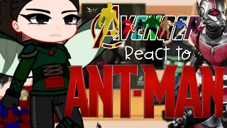 [] Avengers react to Ant Man []