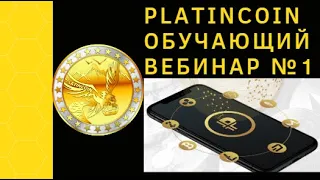 #PLATINCOIN Обучающий вебинар №1