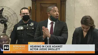 Hearing being held in case against actor Jussie Smollett