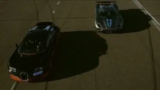 Cinematic version: 1200 HP Bugatti Veyron Vitesse 16.4 Grand Sport vs Koenigsegg Agera R