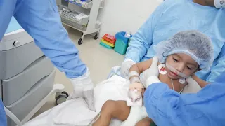 Child Happily Coming out of Anesthesia smiling
