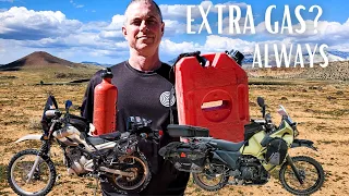 I Always Carry Extra Gas While Riding - Options For Containers?