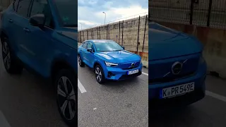 1.500 Kilometer mit dem vollelektrischen Volvo C40 recharge - jetzt geht nach Hause 🤩 #shorts