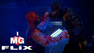 MORTAL KOMBAT 2021 SUB ZERO vs JAX FULL FIGHT SCENE FATALITY JAX LOSES HIS ARMS SUB ZERO KILLS JAX