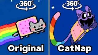 360º VR Nyan Cat Meme VS Nyan CatNap (Poppy Playtime meme)