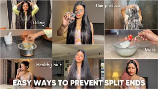 Lazy Girl’s Hair Care Hacks for Longer & Split Ends Free Hair! Mishti Pandey