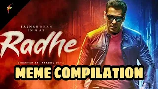 RADHE TRAILER | MEME COMPILATION | SALMAN KHAN | SACHIN SHIRSAT EDITZ