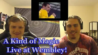 College Students' FIRST TIME Seeing - It's a Kind of Magic Live at Wembley | Queen Reaction