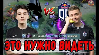 САМЫЙ СУМАСШЕДШИЙ МАТЧ ЭТОГО ИНТА  Team Spirit против OG The International 10