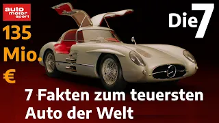 7 Fakten zum teuersten Auto der Welt: Mercedes 300 SLR Uhlenhaut-Coupé I auto motor und sport