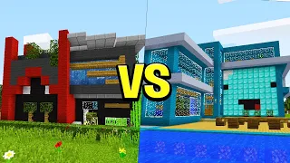 Skeppy vs BadBoyHalo MILLIONAIRE House Battle! - Minecraft