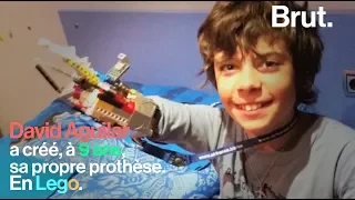 David Aguilar a fabriqué lui-même sa prothèse en Lego à 9 ans