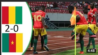 Guinée 2-0 Cameroun | Tous Les Buts ( Chan 2021 | 3éme Place )