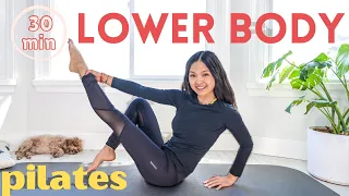 BURNING LOWER BODY PILATES | Exclusive Side Kick Series For Your Butt, Thighs, Legs | 30 Minutes